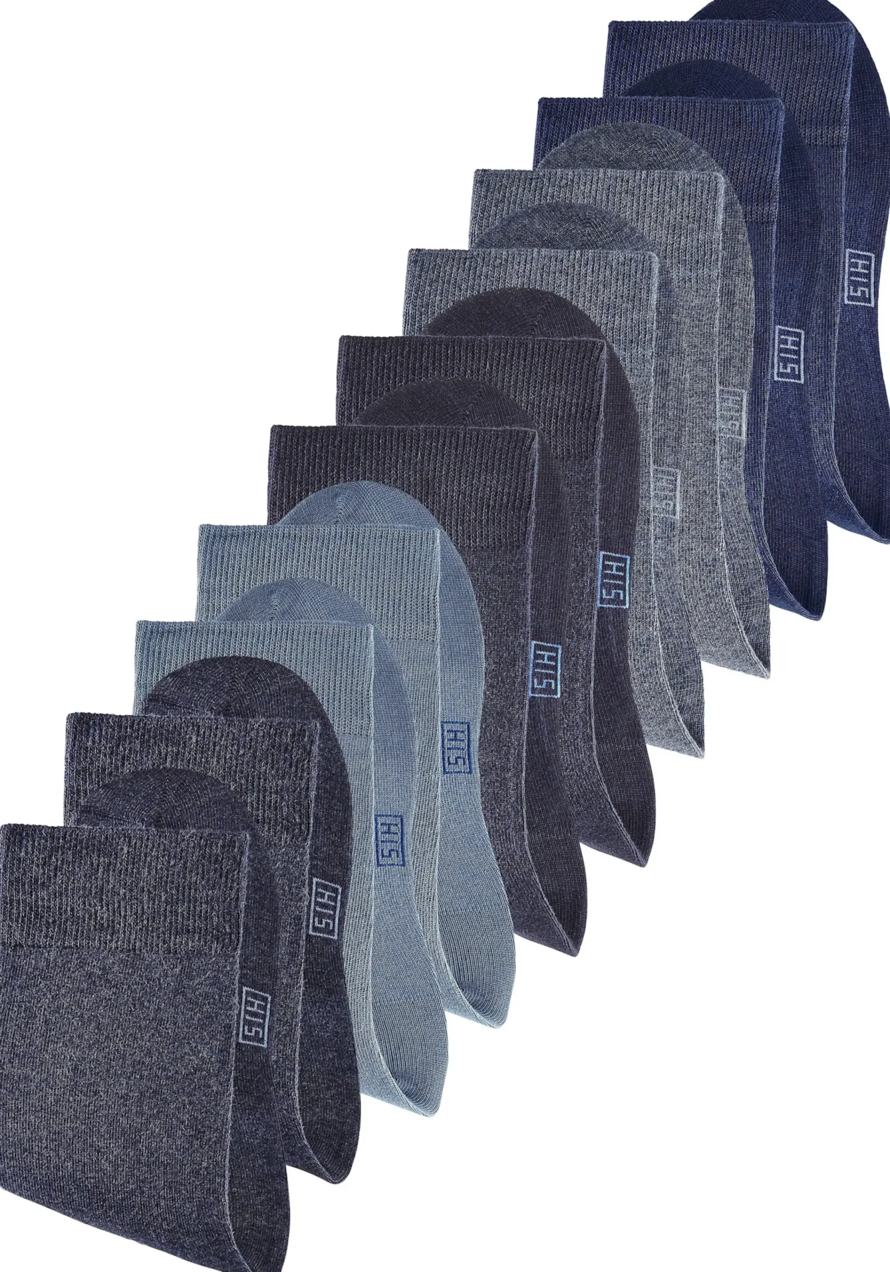 Strümpfe & Socken|H.I.S Kurzsocken marine,jeans,dunkelblau