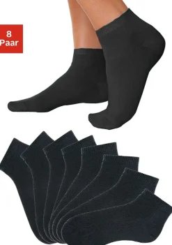Strümpfe & Socken|Go in Kurzsocken 8xschwarz