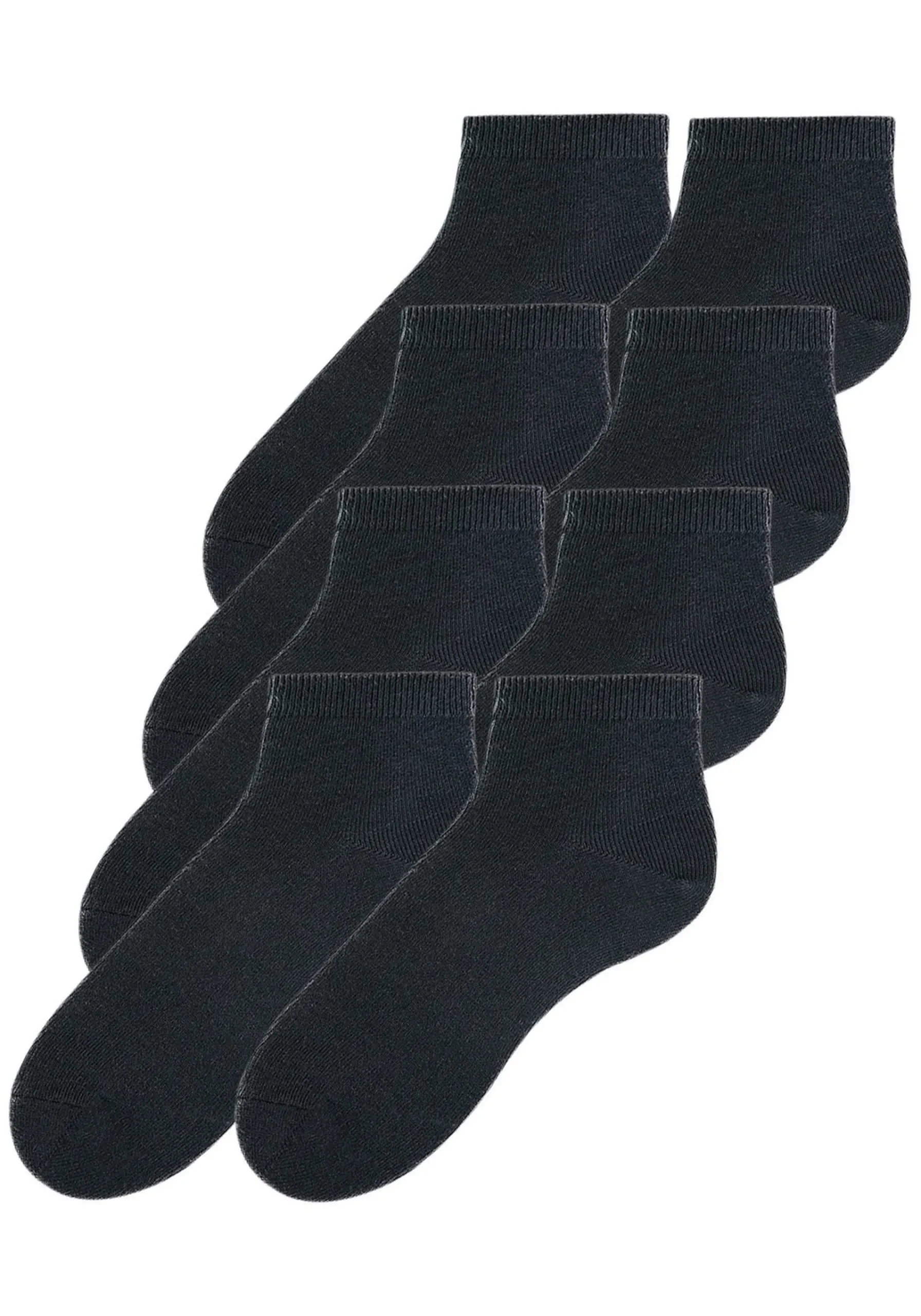 Strümpfe & Socken|Go in Kurzsocken 8xschwarz