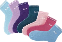 Strümpfe & Socken|H.I.S Kurzsocken hellblau,rosa,petrol,lila,blau,helllila,beere