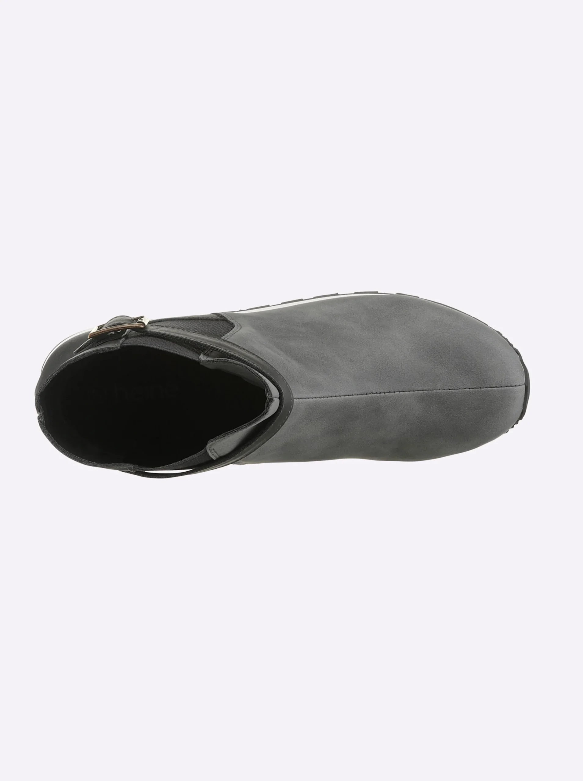 Stiefeletten|Stiefel|heine Kurzstiefelette grau-anthrazit