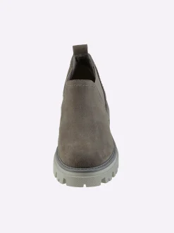 Stiefeletten|Stiefel|heine Kurzstiefelette grau