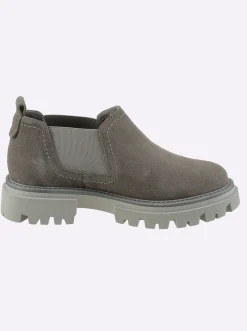 Stiefeletten|Stiefel|heine Kurzstiefelette grau
