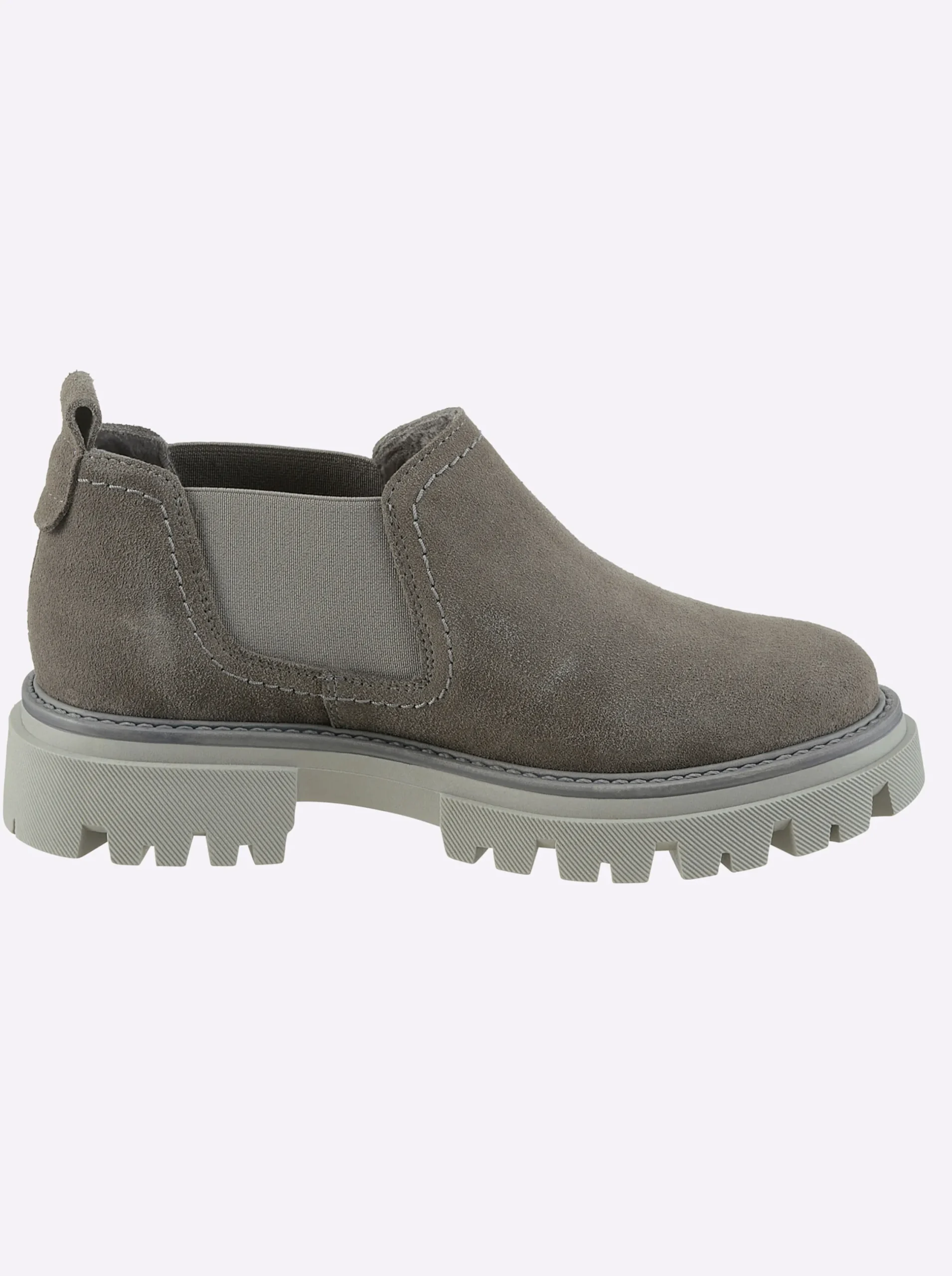 Stiefeletten|Stiefel|heine Kurzstiefelette grau