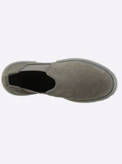 Stiefeletten|Stiefel|heine Kurzstiefelette grau