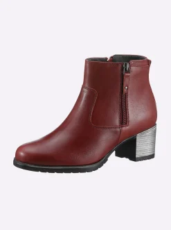 Stiefeletten|Stiefel|heine Kurzstiefelette winterrot