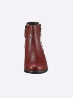 Stiefeletten|Stiefel|heine Kurzstiefelette winterrot