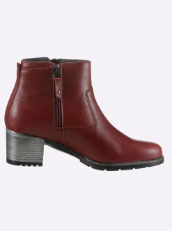 Stiefeletten|Stiefel|heine Kurzstiefelette winterrot