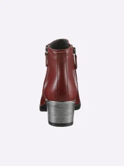 Stiefeletten|Stiefel|heine Kurzstiefelette winterrot