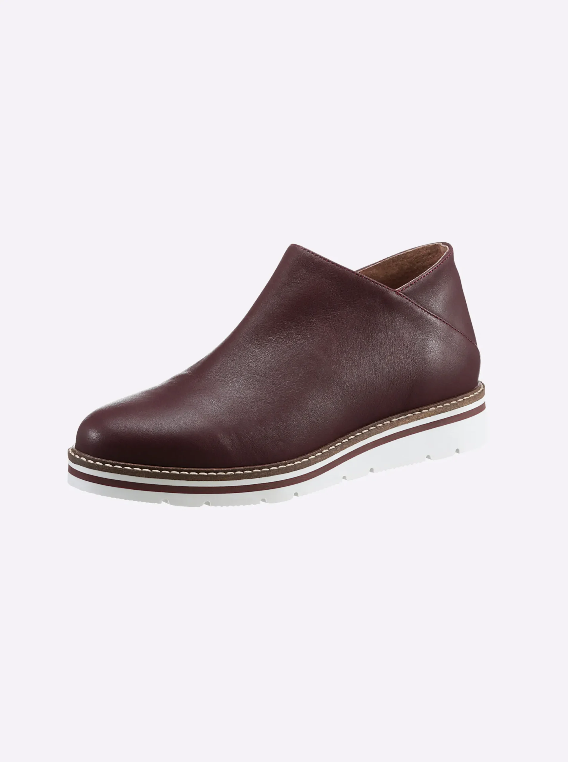 Stiefeletten|Stiefel|heine Kurzstiefelette bordeaux
