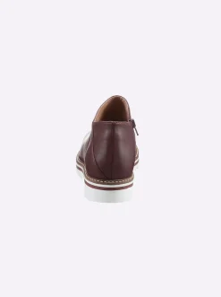 Stiefeletten|Stiefel|heine Kurzstiefelette bordeaux