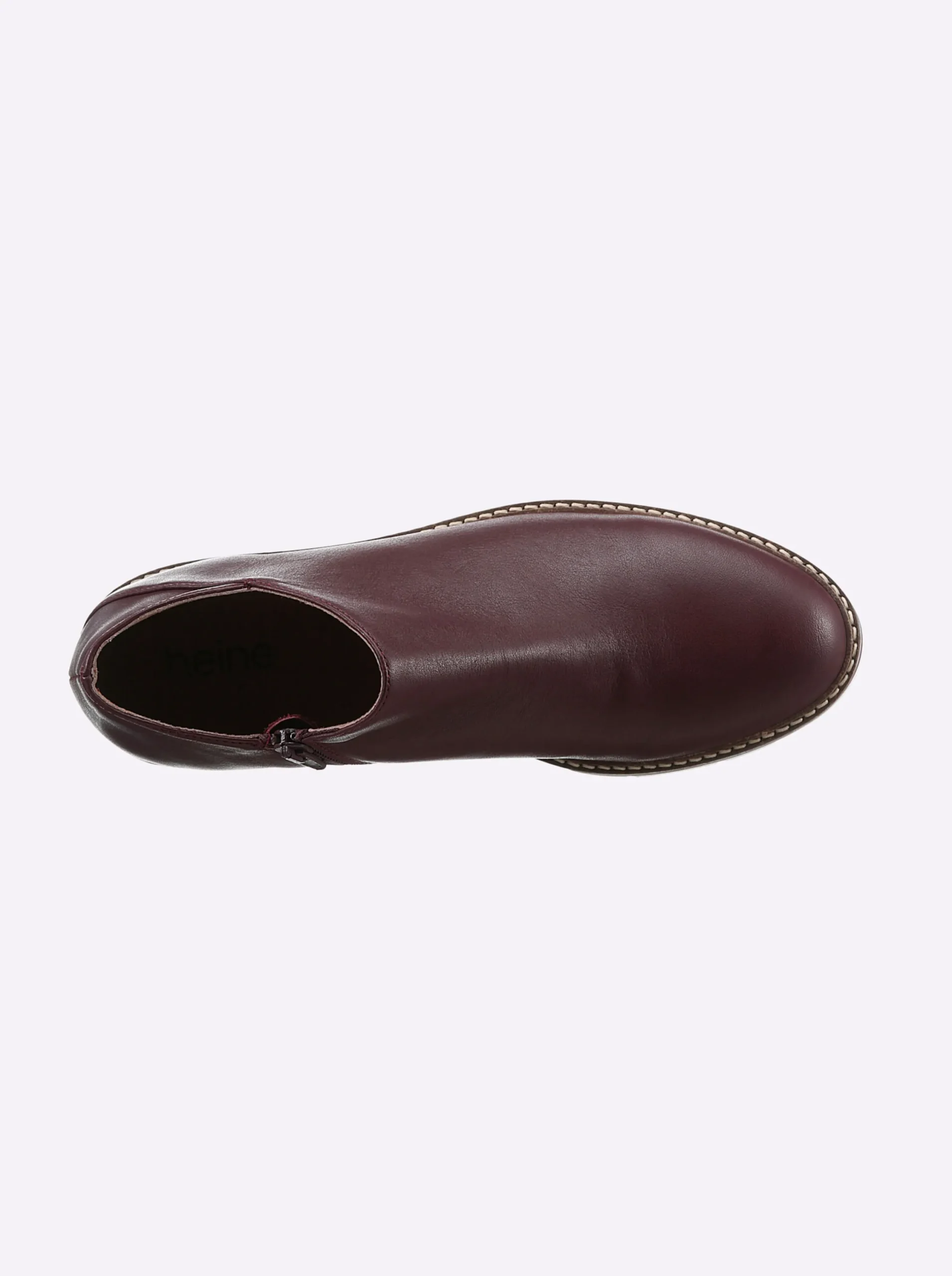 Stiefeletten|Stiefel|heine Kurzstiefelette bordeaux