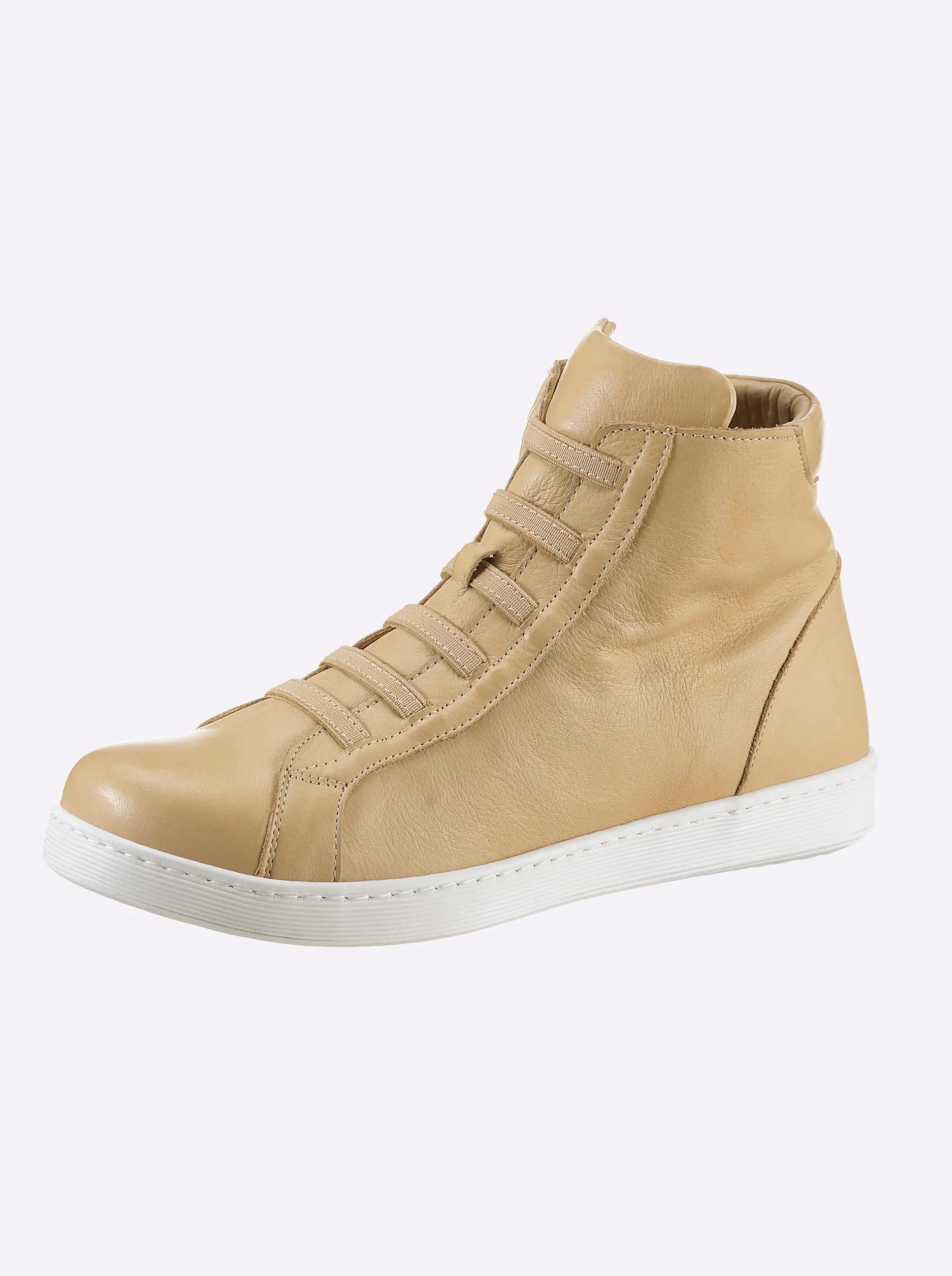 Stiefeletten|Stiefel|Andrea Conti Kurzstiefelette sand