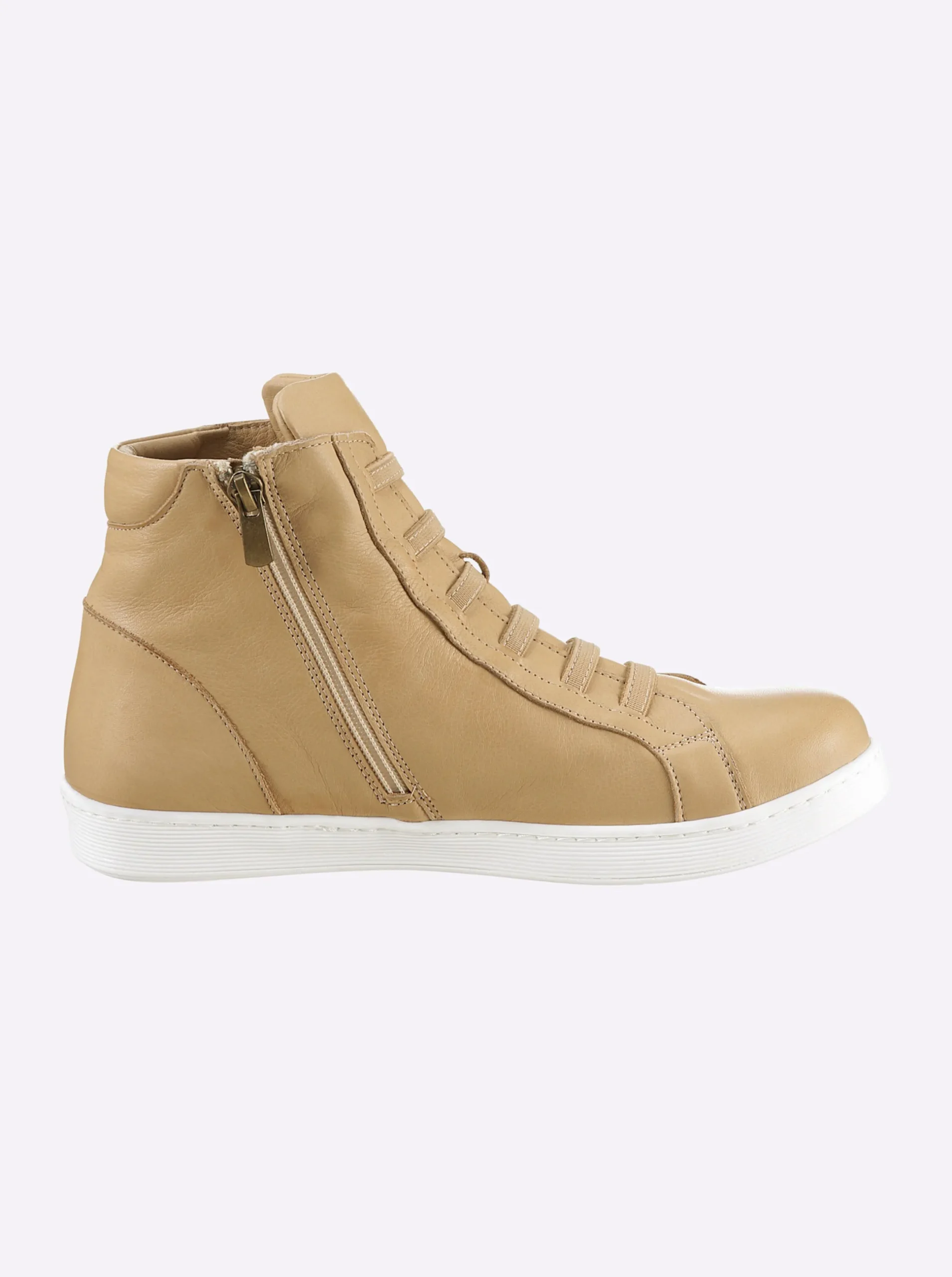 Stiefeletten|Stiefel|Andrea Conti Kurzstiefelette sand