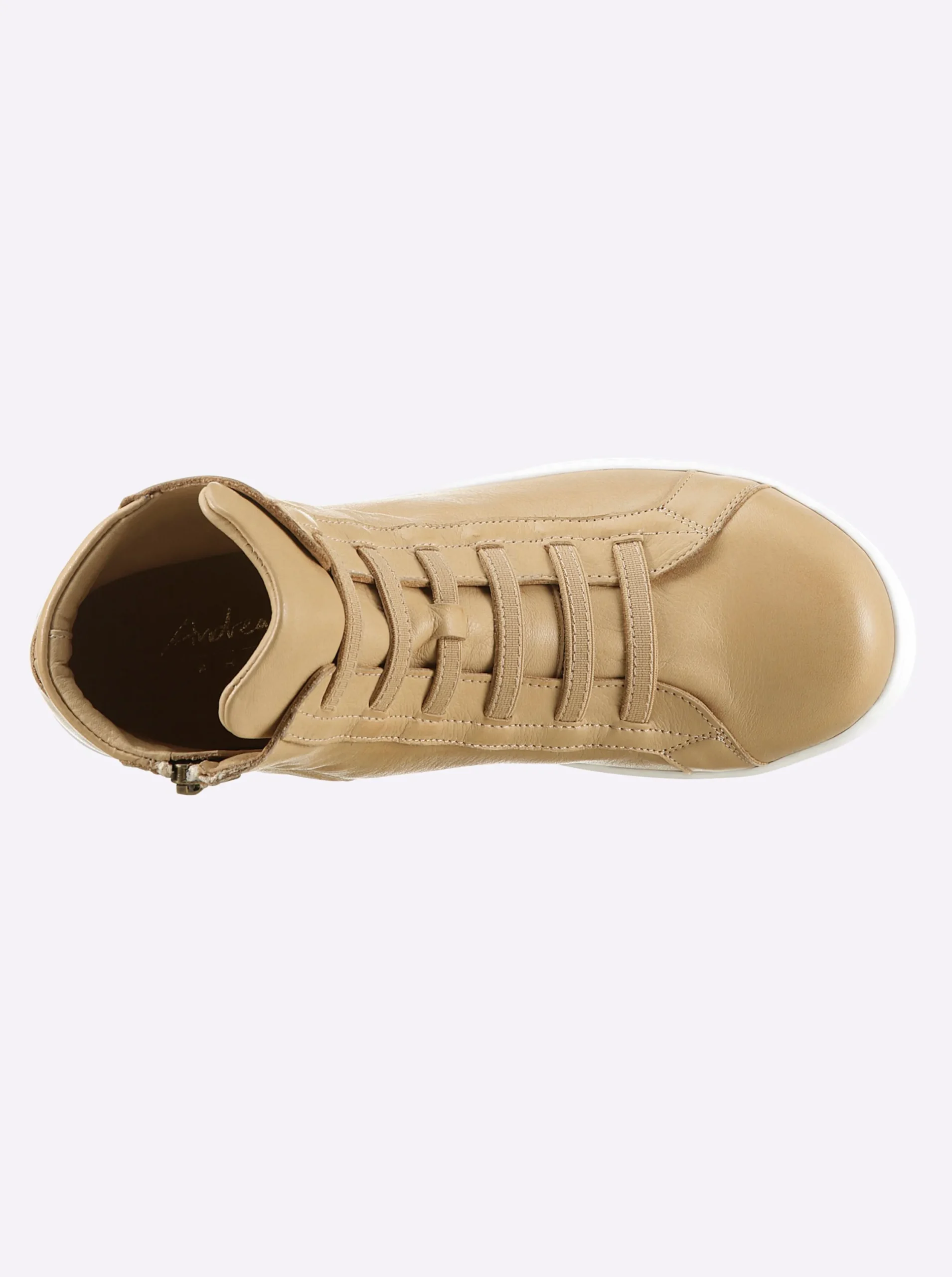 Stiefeletten|Stiefel|Andrea Conti Kurzstiefelette sand