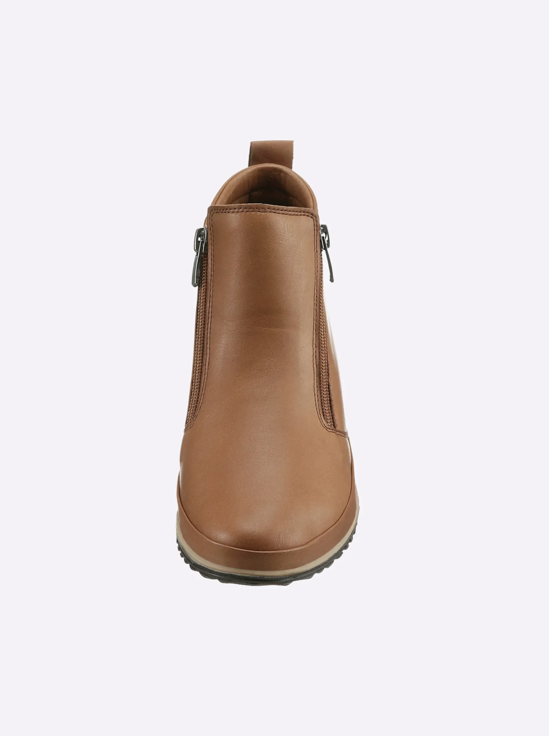 Stiefeletten|Stiefel|Andrea Conti Kurzstiefelette cognac