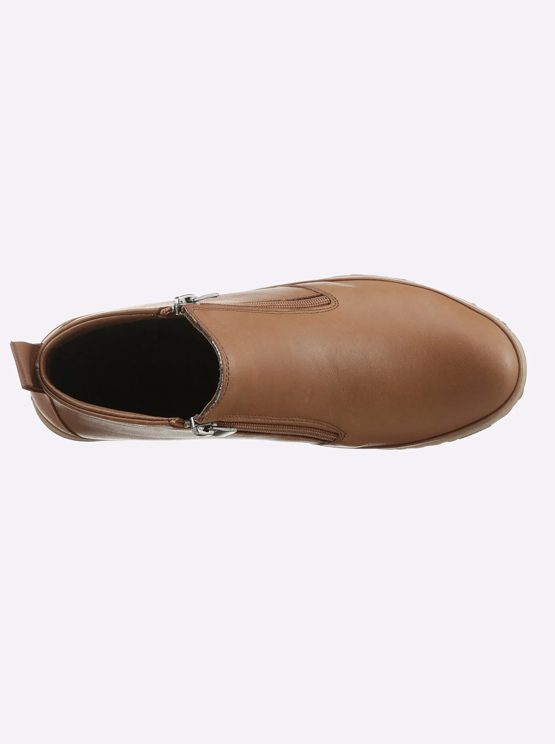 Stiefeletten|Stiefel|Andrea Conti Kurzstiefelette cognac