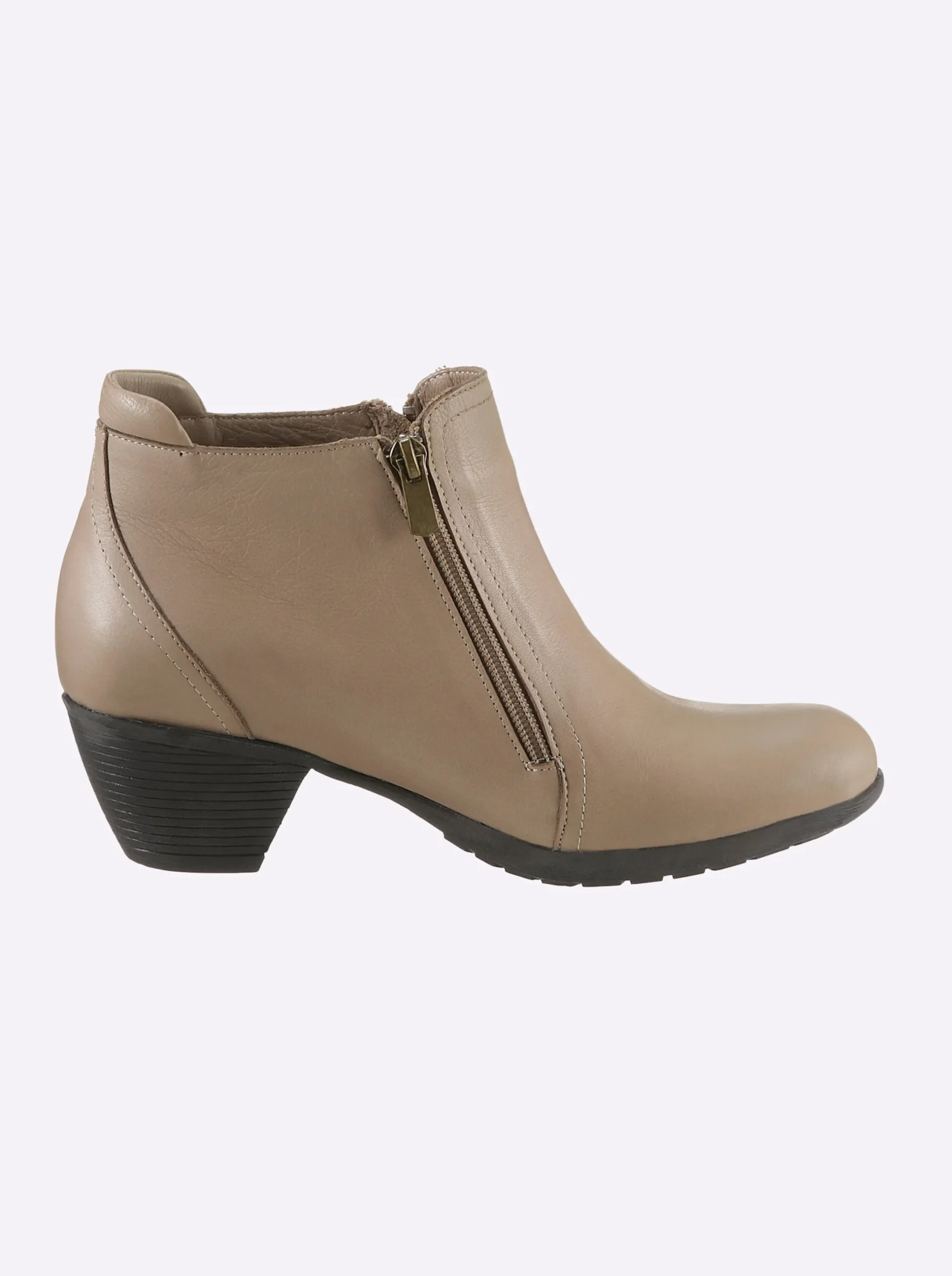 Stiefeletten|Stiefel|heine Kurzstiefelette beige