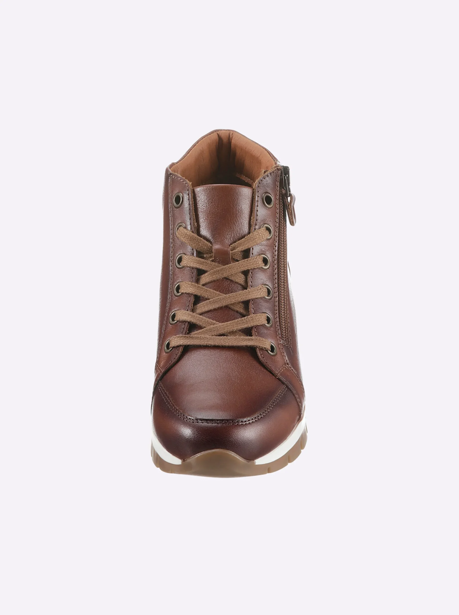 Stiefeletten|Stiefel|heine Kurzstiefelette cognac