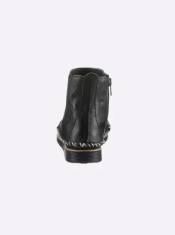 Stiefeletten|Stiefel|heine Kurzstiefelette schwarz