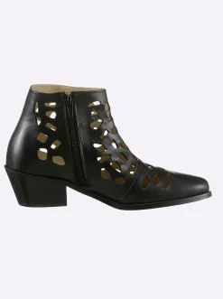 Stiefeletten|Stiefel|heine Kurzstiefelette schwarz
