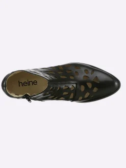 Stiefeletten|Stiefel|heine Kurzstiefelette schwarz