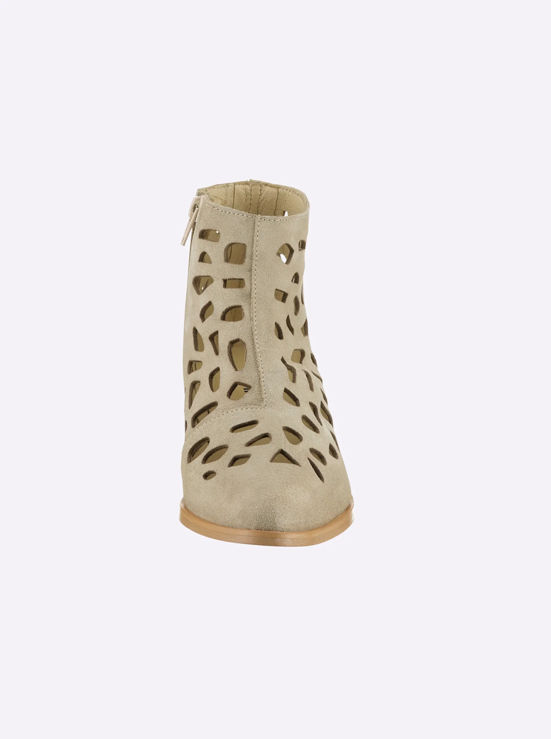 Stiefeletten|Stiefel|heine Kurzstiefelette sand
