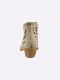 Stiefeletten|Stiefel|heine Kurzstiefelette sand
