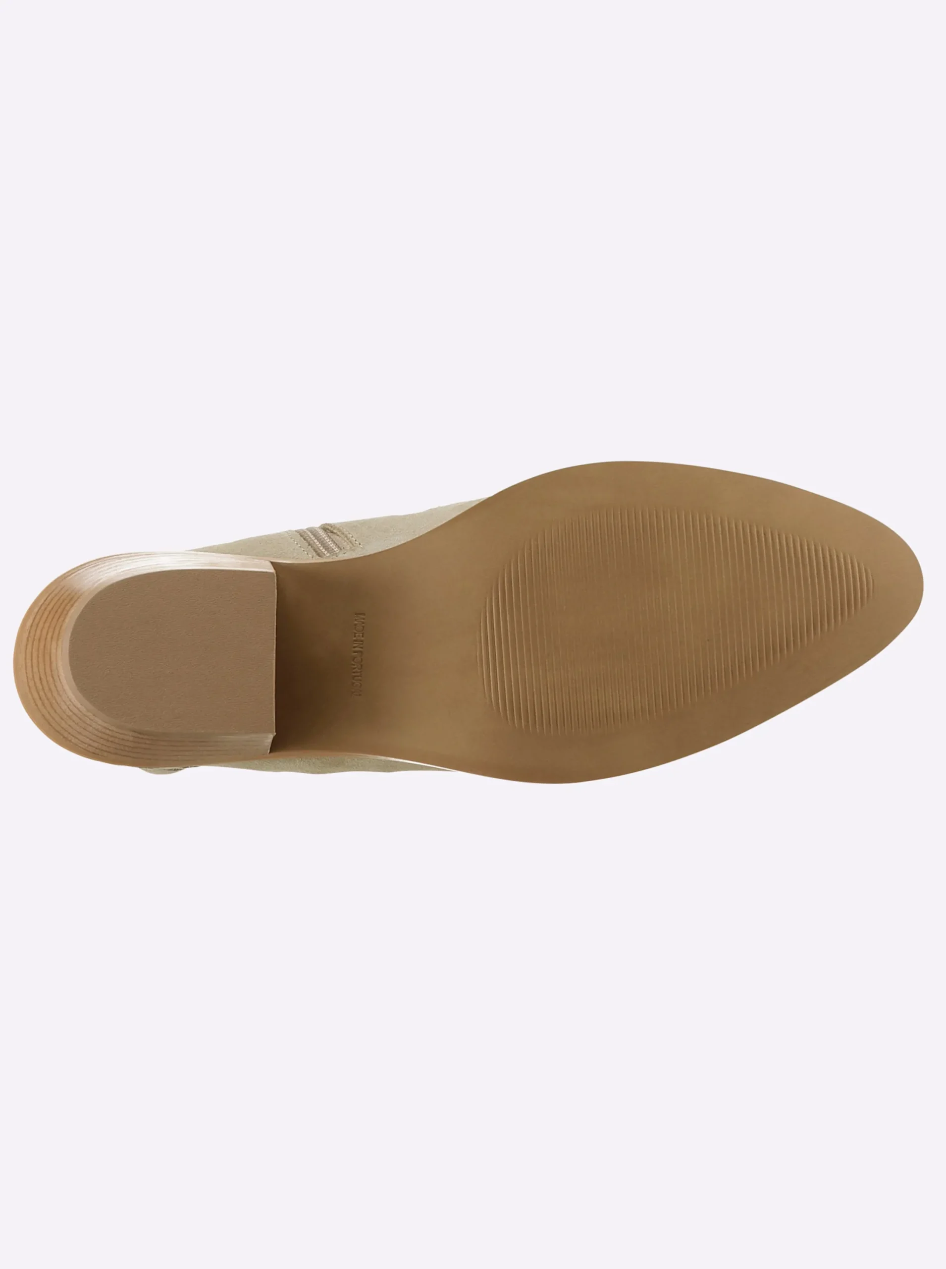 Stiefeletten|Stiefel|heine Kurzstiefelette sand