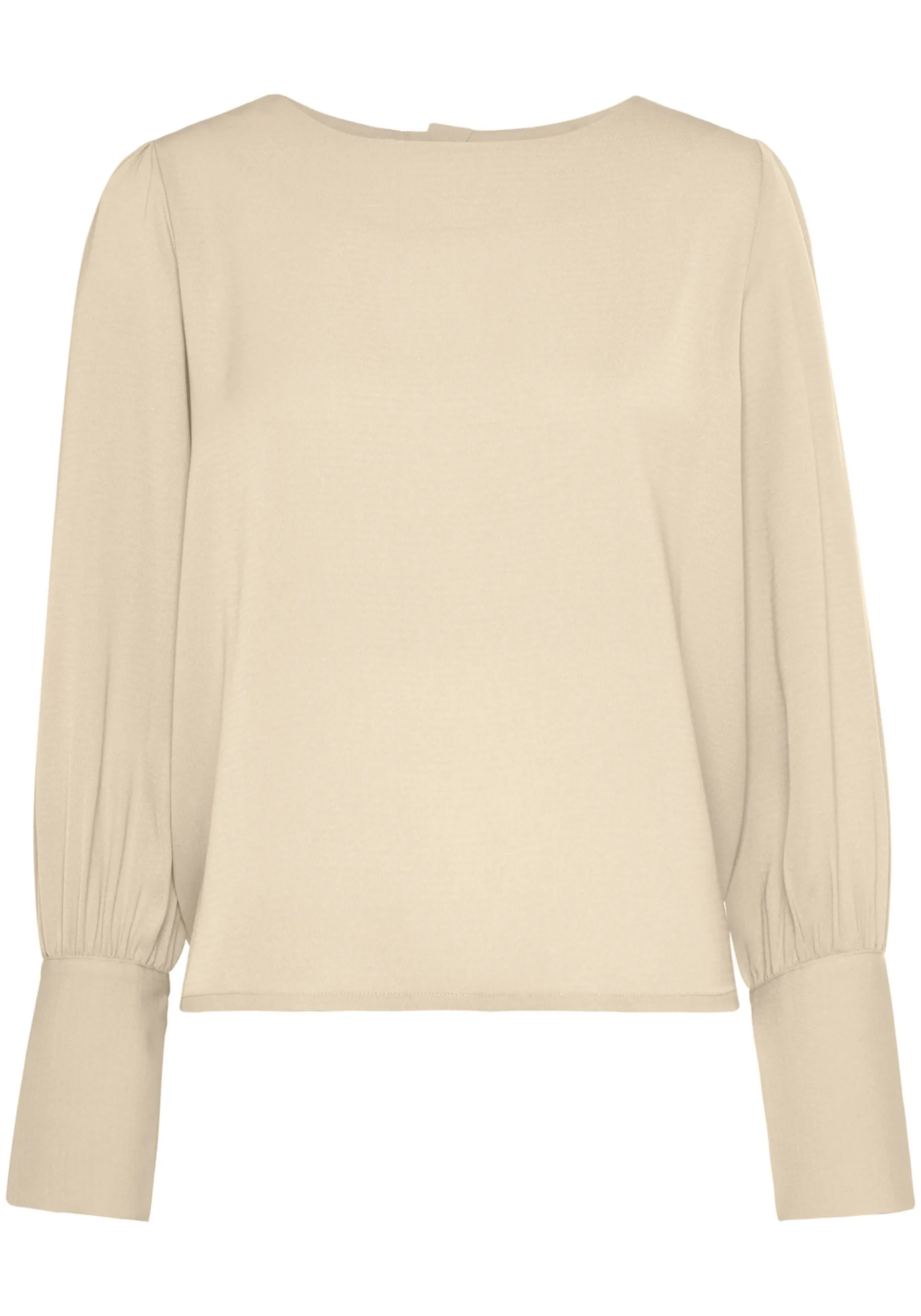 Strandmode|LASCANA Langarmbluse creme