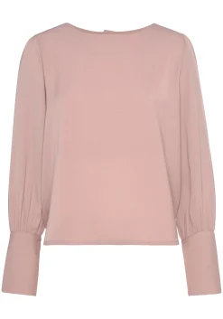 Strandmode|LASCANA Langarmbluse mauve