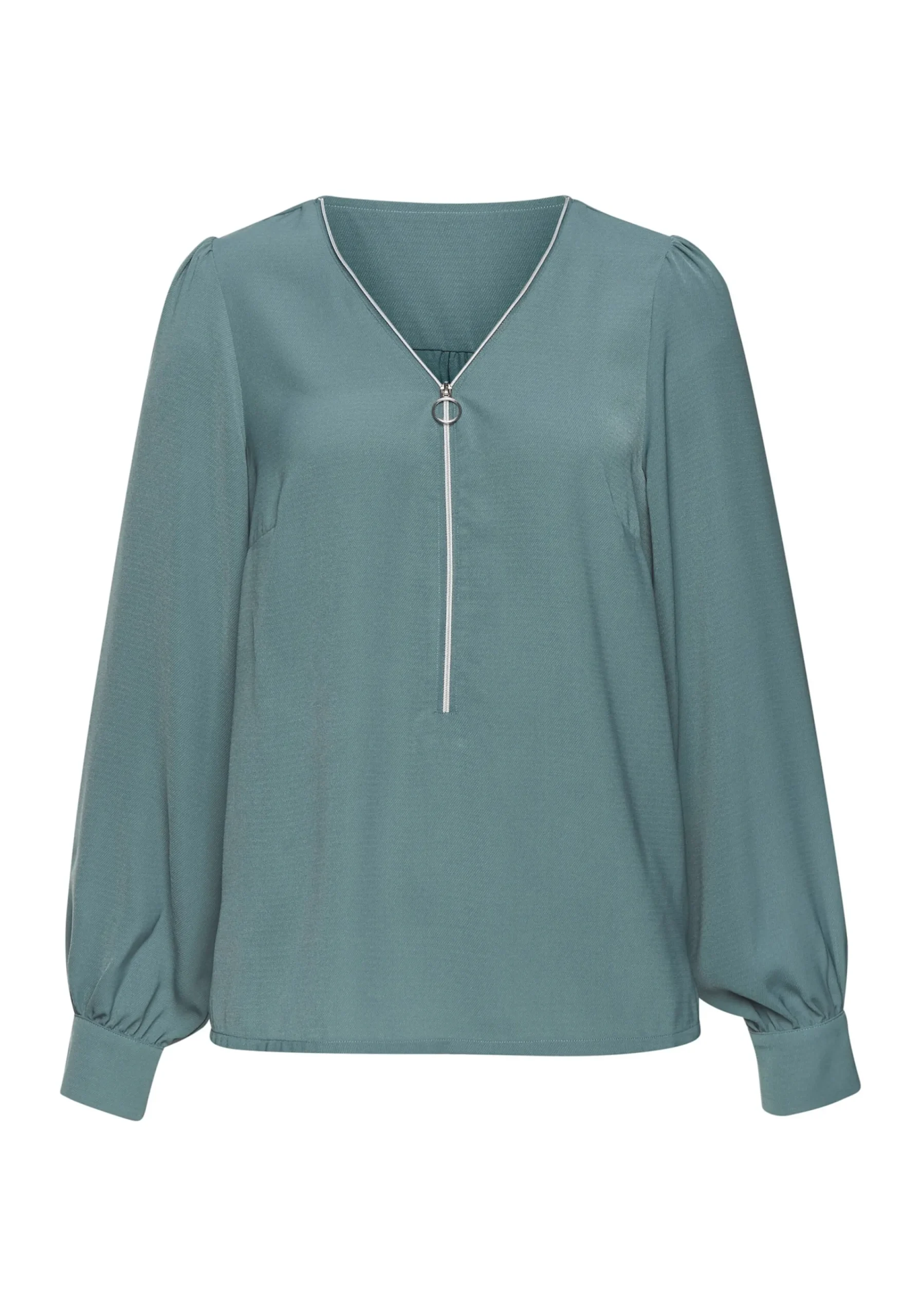 Strandmode|Blusen|LASCANA Langarmbluse petrol