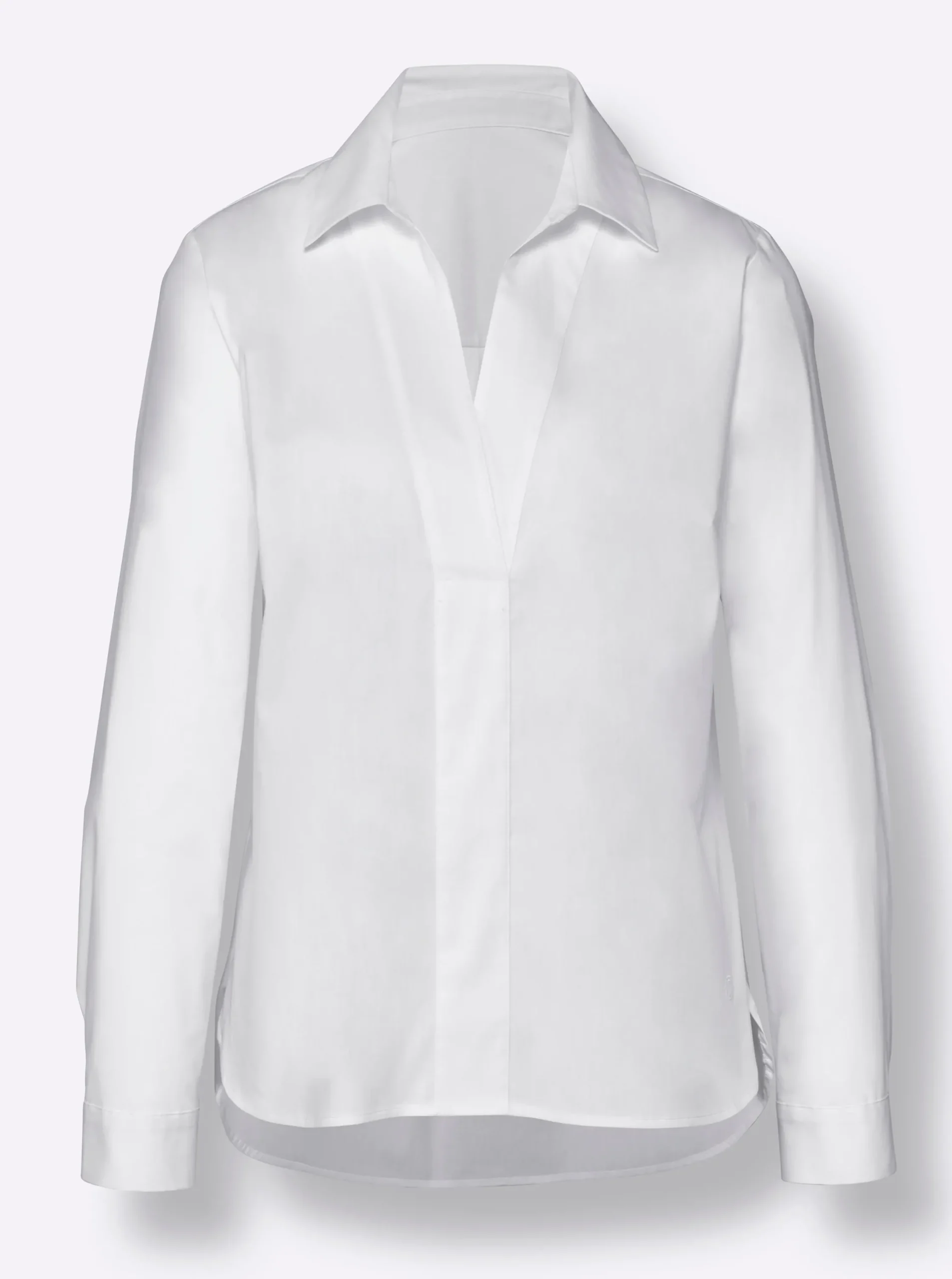 Blusen|CREATION L PREMIUM Langarm-Bluse ecru