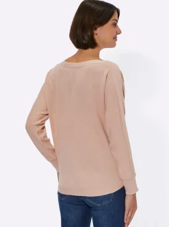 Pullover| Langarm-Pullover puder