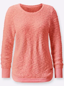 Pullover| Langarm-Pullover rosenholz