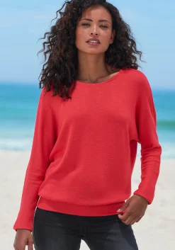Strandmode|Shirts|Vivance Langarmshirt rot