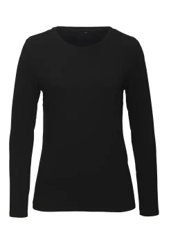 Strandmode|Shirts|LASCANA Langarmshirt schwarz