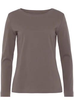 Shirts|Vivance Langarmshirt mint,taupe