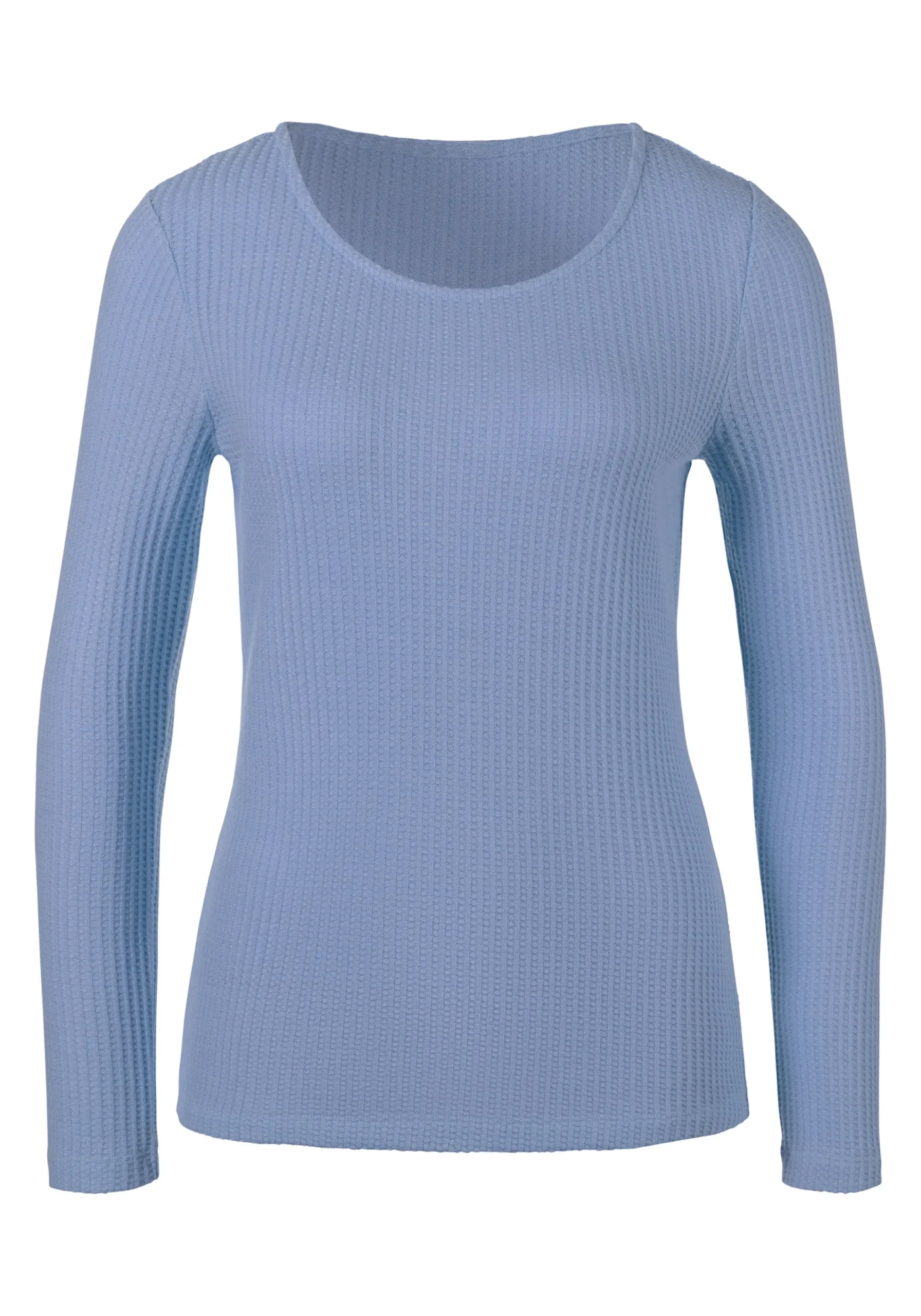 Shirts|LASCANA Langarmshirt hellblau,grün