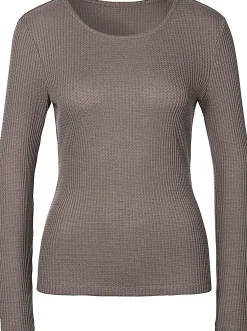 Shirts|LASCANA Langarmshirt mauve,taupe