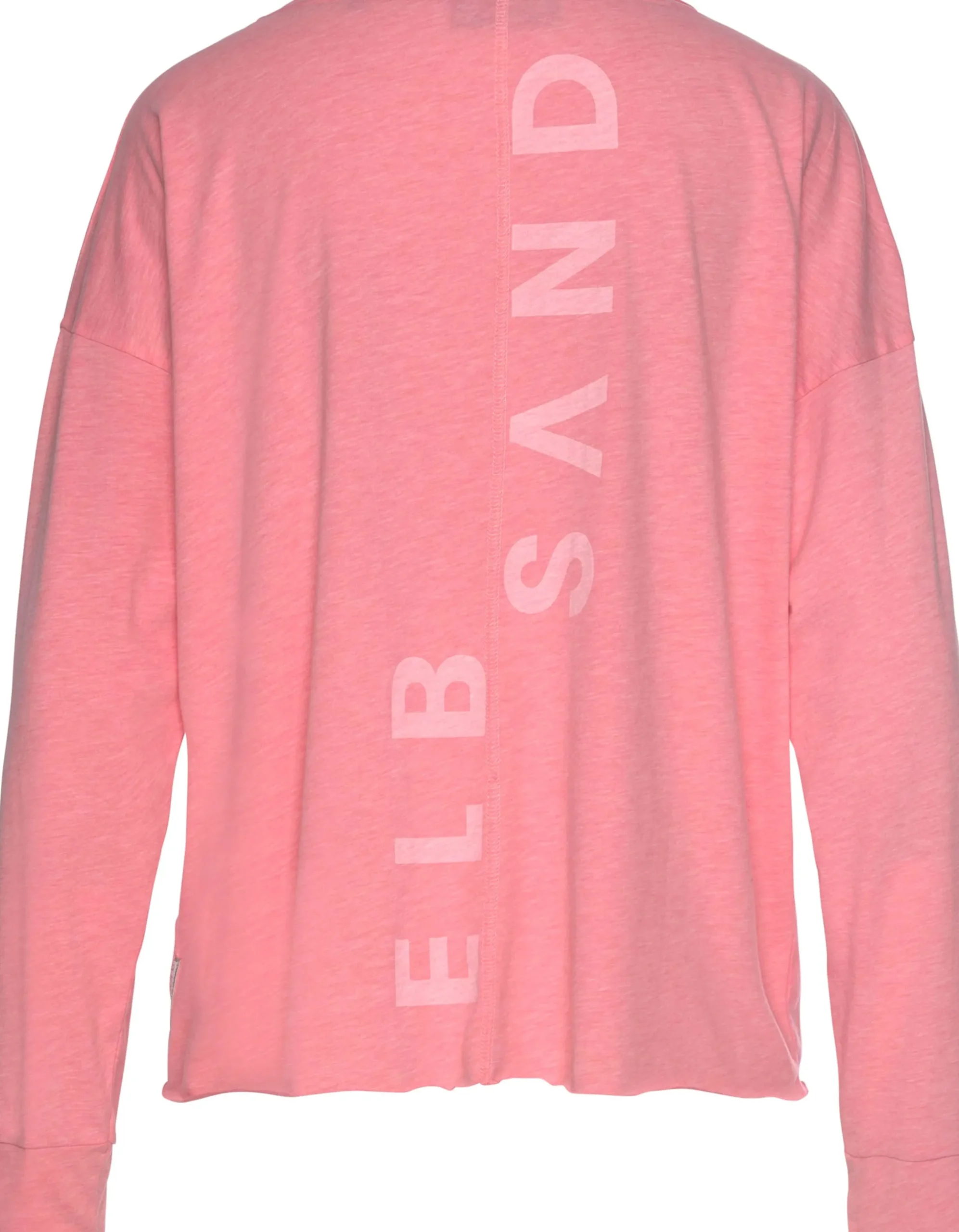 Strandmode|Elbsand Langarmshirt lachsmeliert