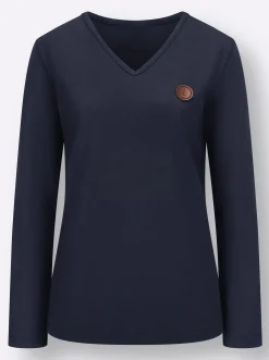 Shirts| Langarmshirt marine