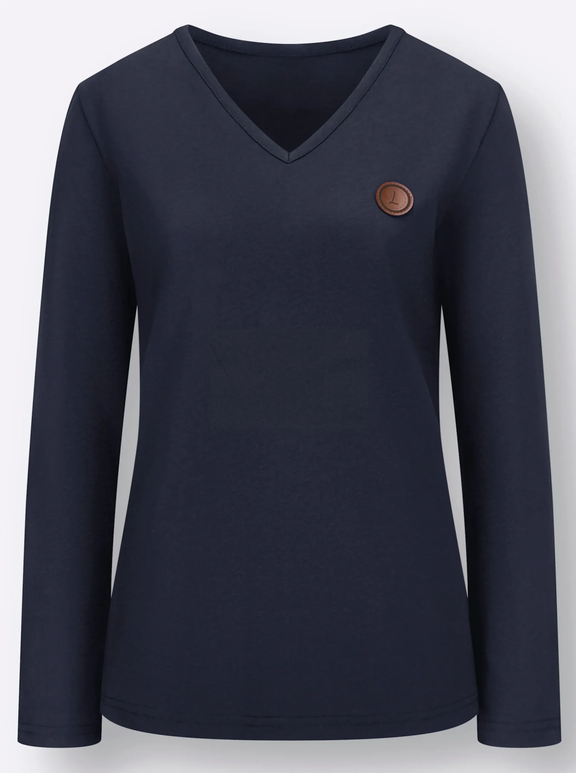 Shirts| Langarmshirt marine