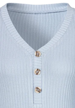 Shirts|LASCANA Langarmshirt hellblau