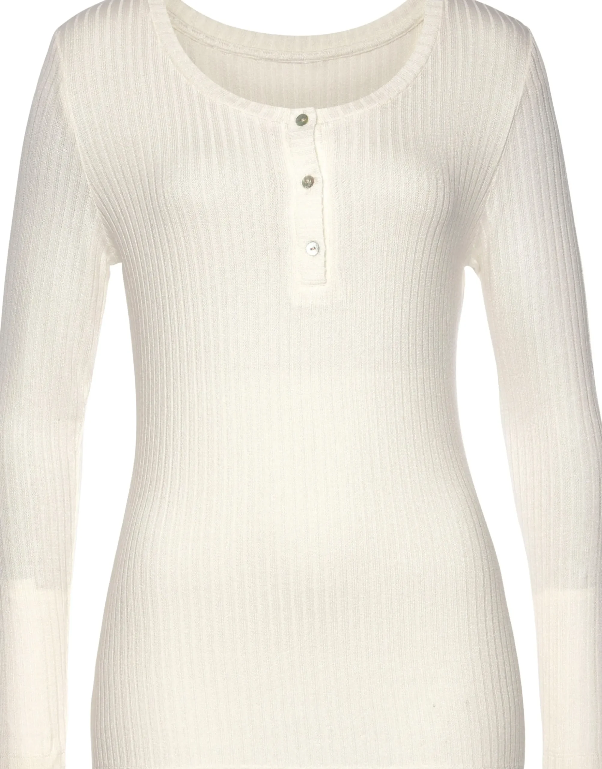 Strandmode|Shirts|Vivance Langarmshirt creme