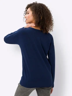 Shirts|heine Langarmshirt marine