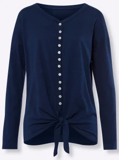 Shirts|heine Langarmshirt marine