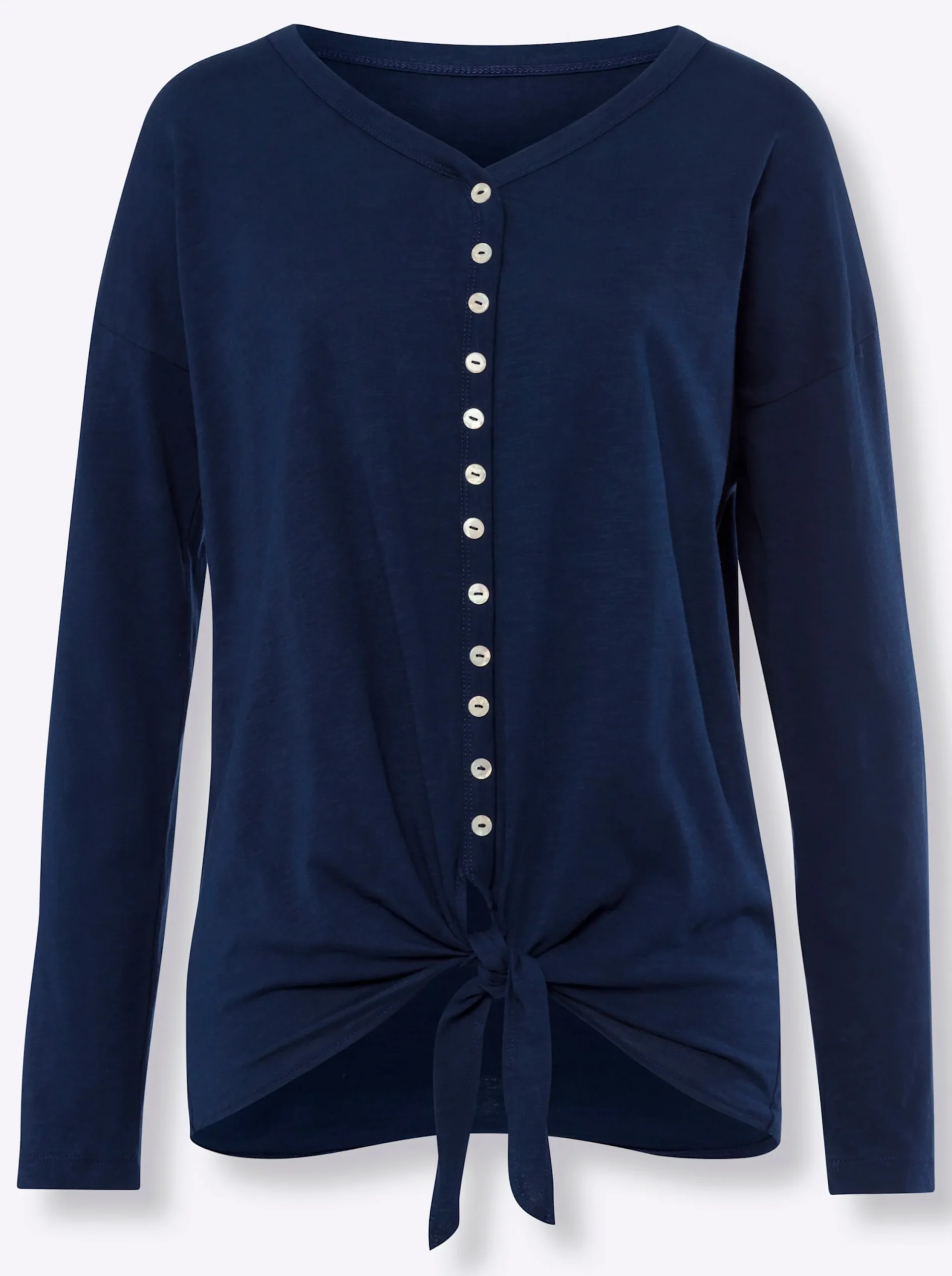 Shirts|heine Langarmshirt marine