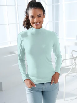 Bodies & Unterhemden|wäschepur Langarm-Shirt mint