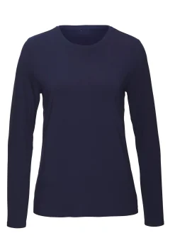 Strandmode|Shirts|LASCANA Langarmshirt navy